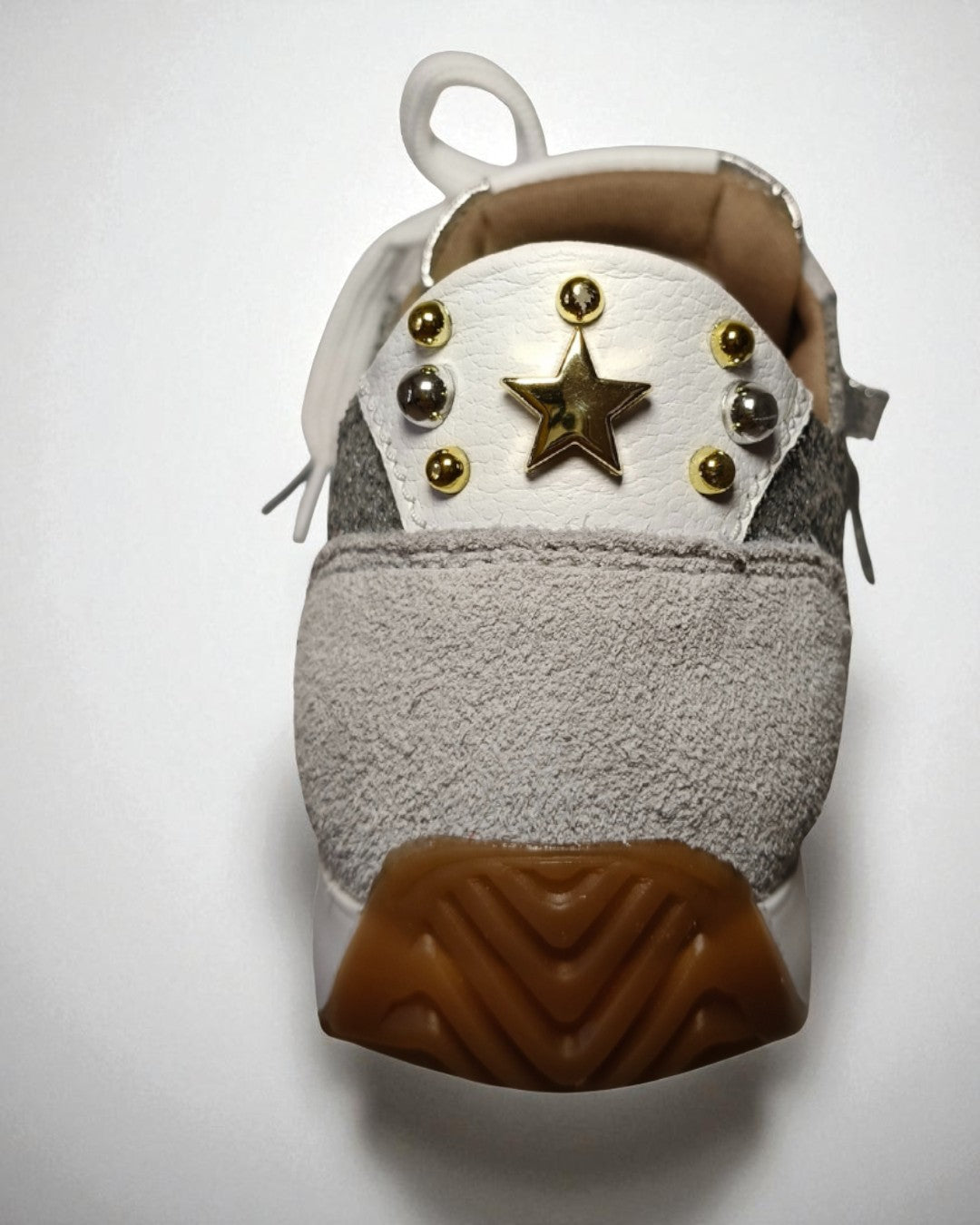 TENNIS ALANA STORE - NEW 2025 - CUERO CARNAZA * GLITTER PLATA Y ORO
