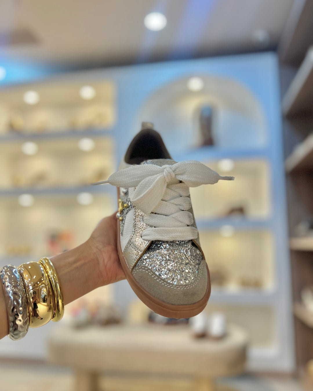 TENNIS SALOME BLANCO * PLATA NEW 2025 STORE