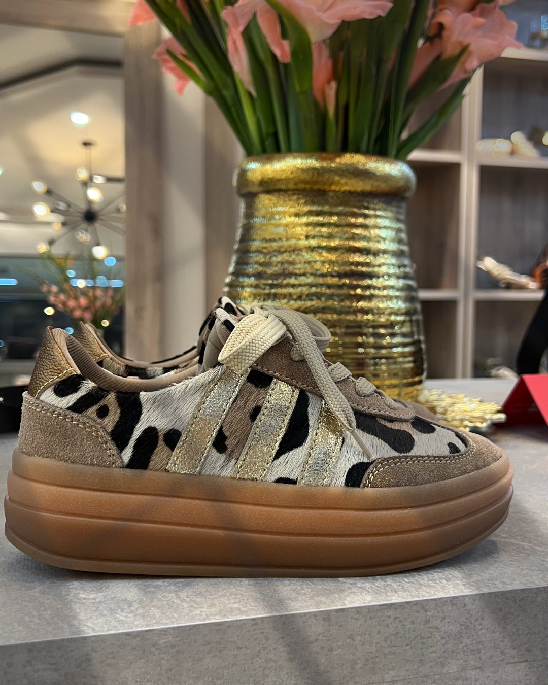 TENNIS SAMY NEW PRINT STORE - CUERO BECERRO ANIMAL PRINT