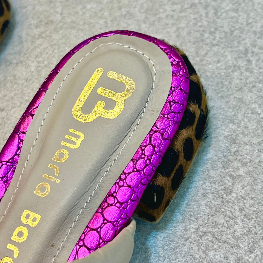 SANDALIA LINA 2.5 STORE - CUERO AZUL METALIZADO