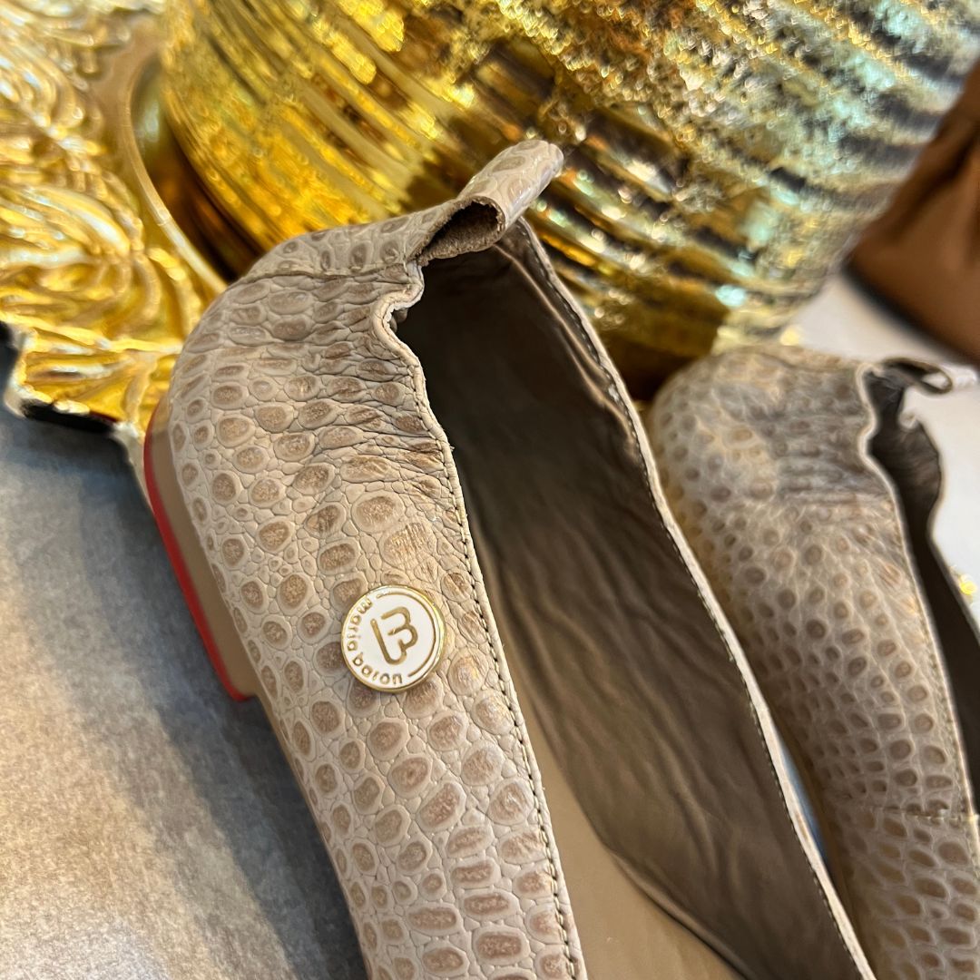 BALETA PRINCESS - CUERO TAUPE