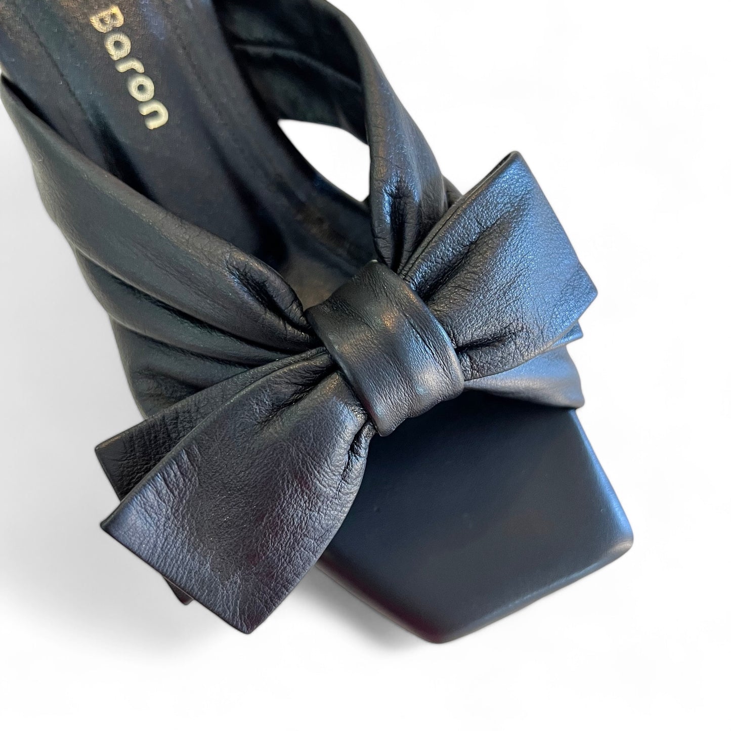 TACONES ANA STORE 3.5 - CUERO NEGRO