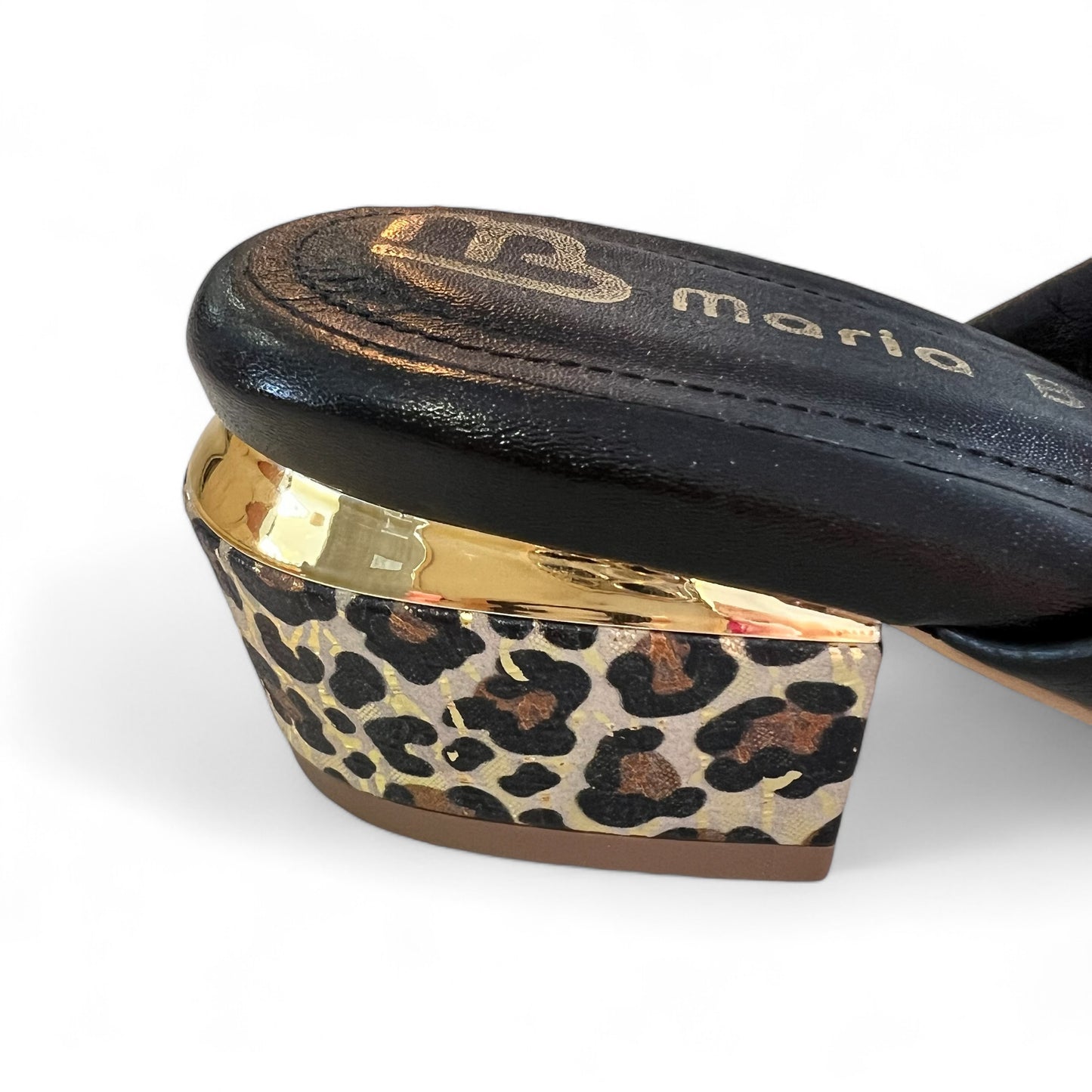 TACONES ANA STORE 3.5 - CUERO NEGRO