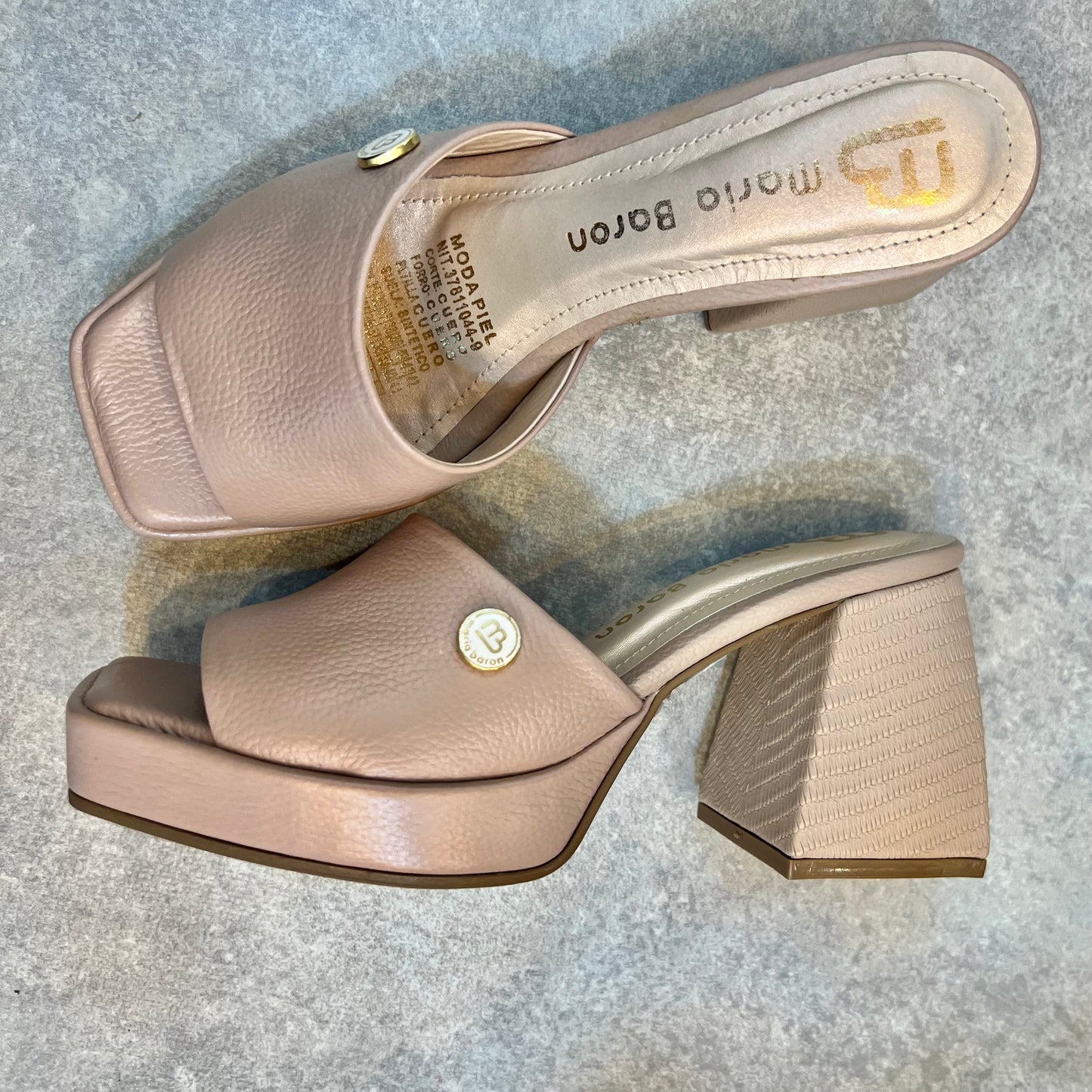 SANDALIA PLA 30 5.5 MARIA STORE - CUERO NUDE