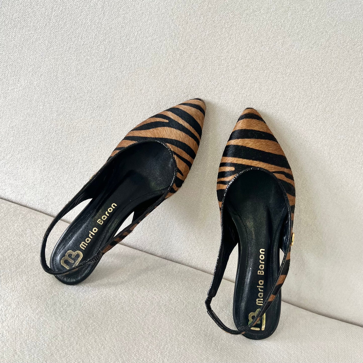 STILETTO VALENTINA STORE 3.5 - CUERO ANIMAL PRINT