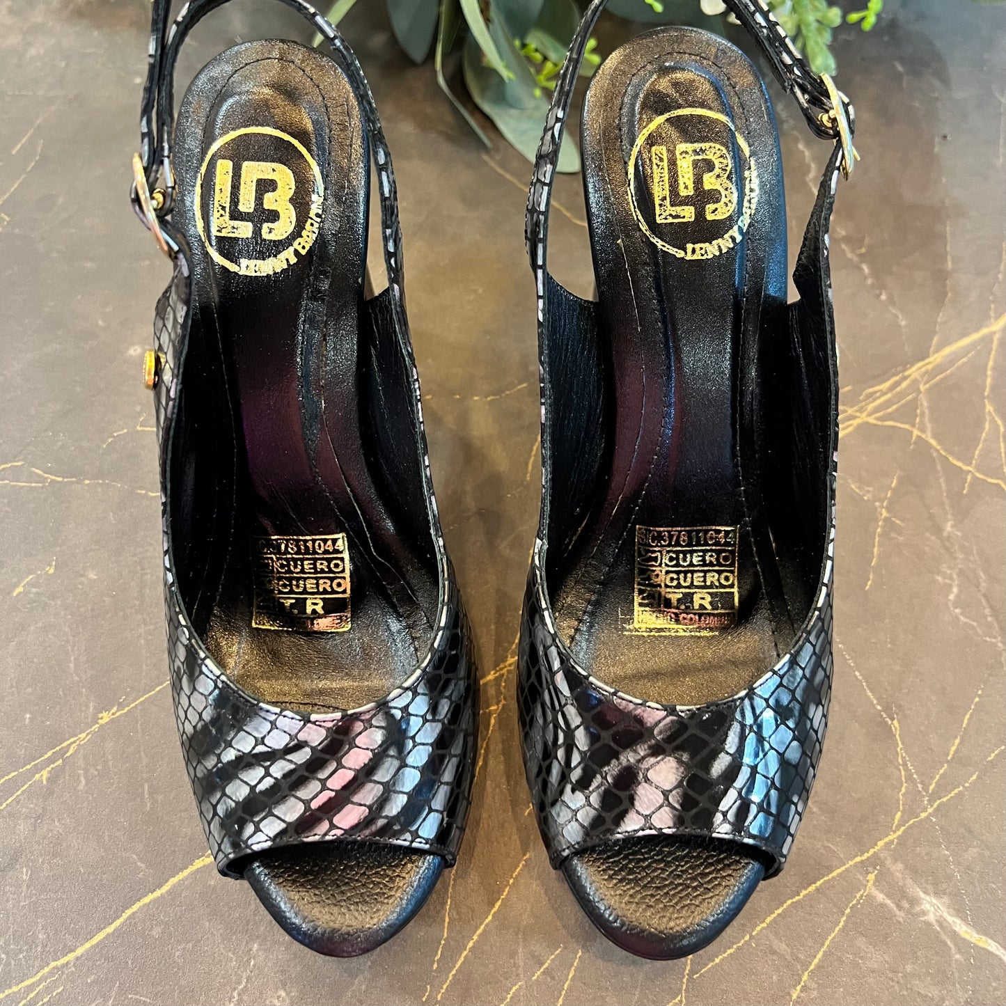 SANDALIA PLA 20 7.5 ALIX STORE - CUERO NEGRO