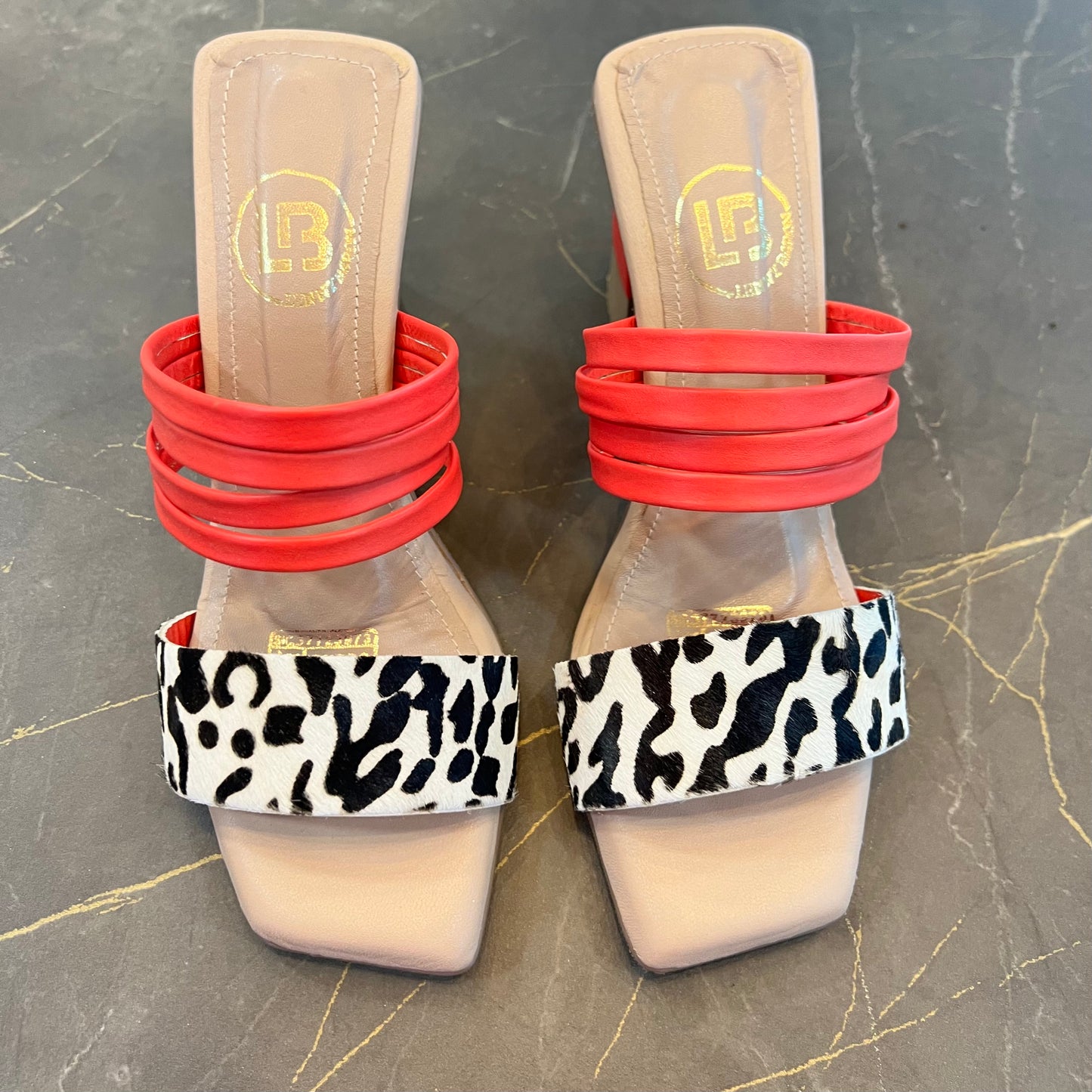 SANDALIA ZIRA 5.5 STORE - CUERO SALMON * PRINT
