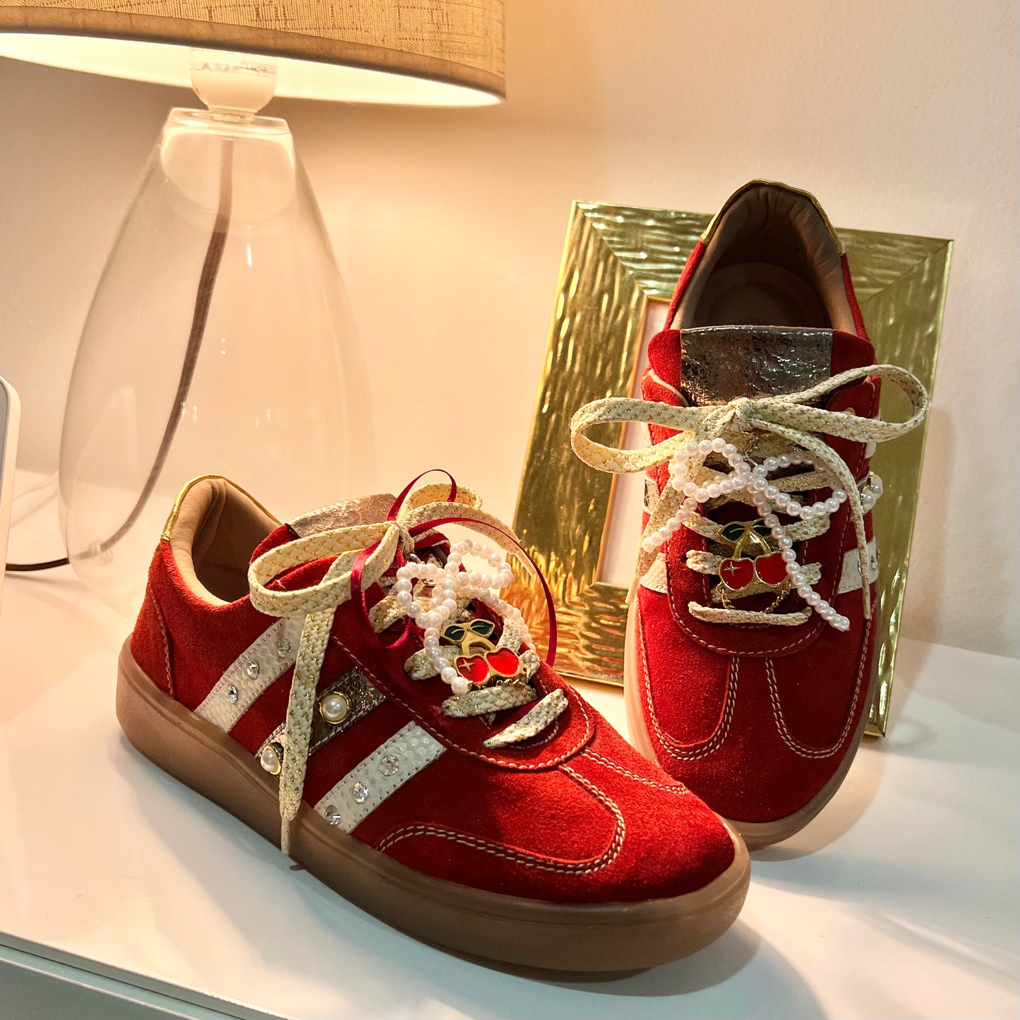 TENNIS SAMY CHERRY STORE - CUERO ROJO