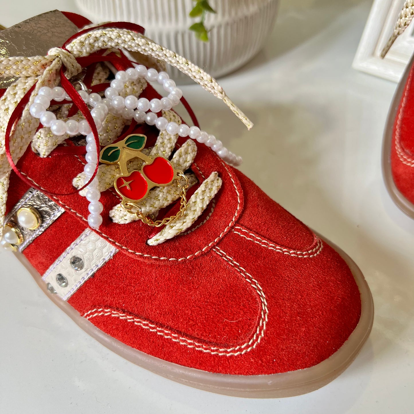 TENNIS SAMY CHERRY STORE - CUERO ROJO