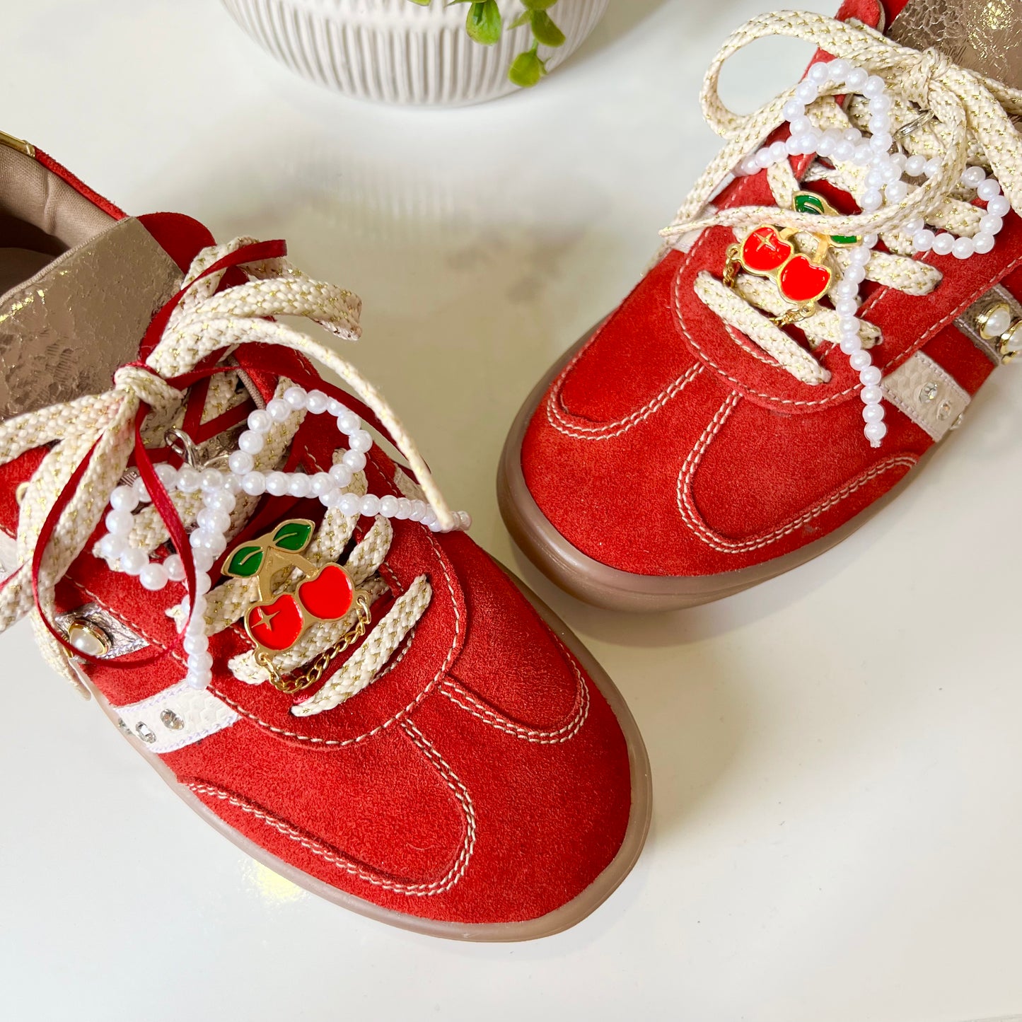 TENNIS SAMY CHERRY STORE - CUERO ROJO