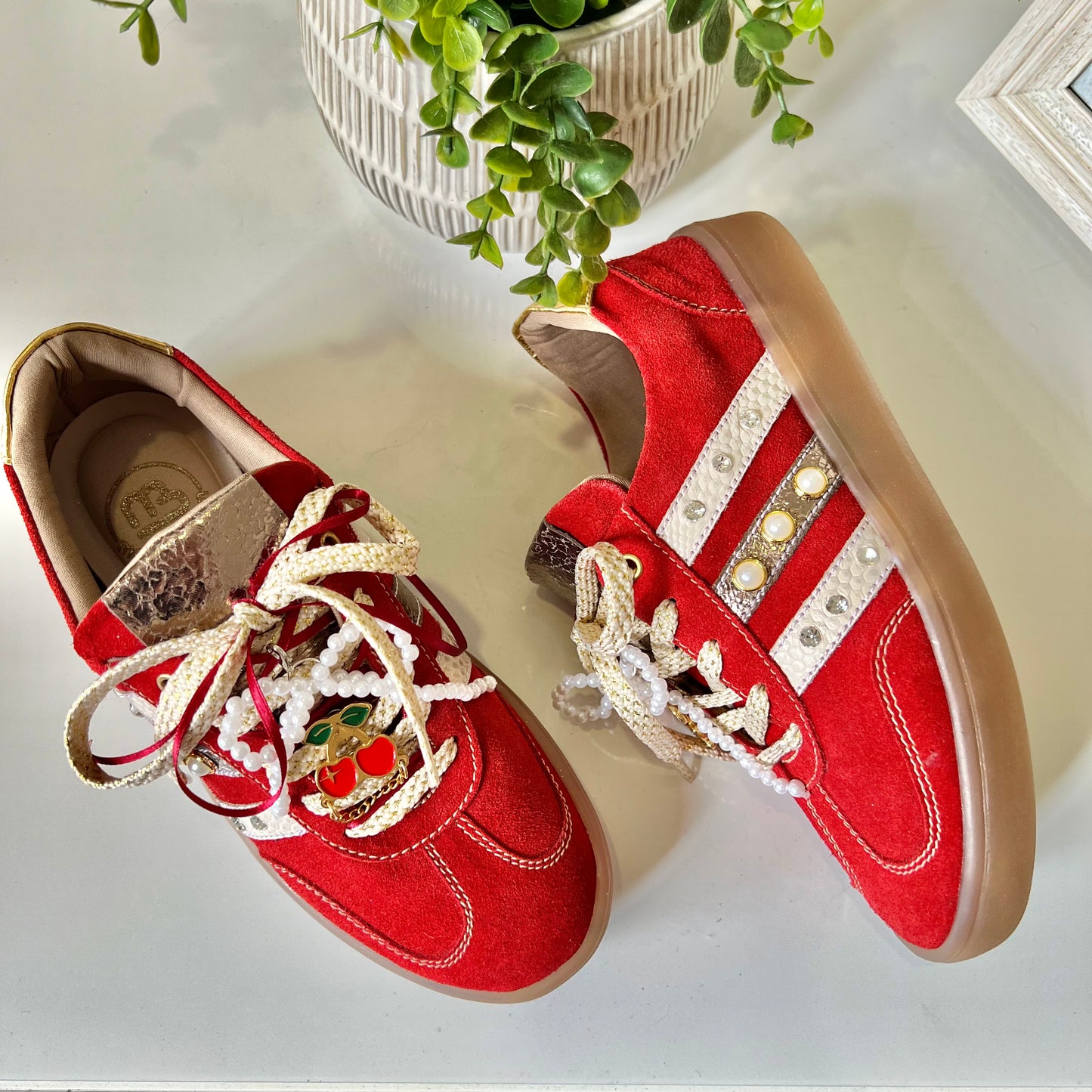 TENNIS SAMY CHERRY STORE - CUERO ROJO