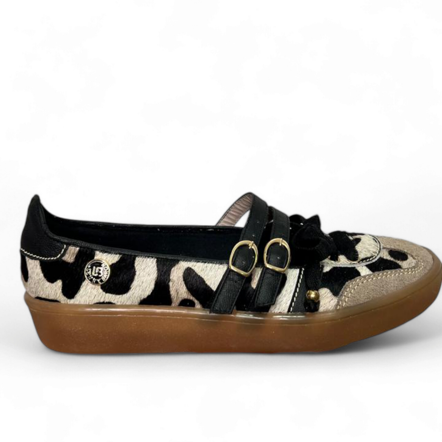 BALETA BETTINA - CUERO BECERRO PRINT