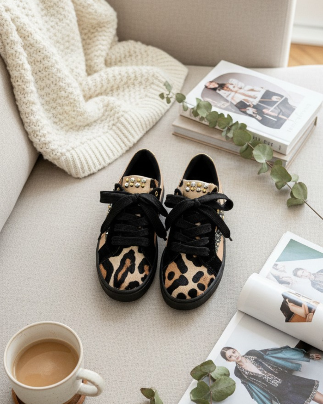 TENNIS ZARA TAUPE - PRINT STORE NEW 2025