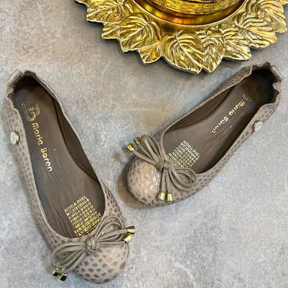 BALETA PRINCESS - CUERO TAUPE