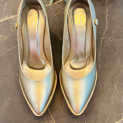 STILETTO   BARBIE STORE 7.5 - CUERO DORADO