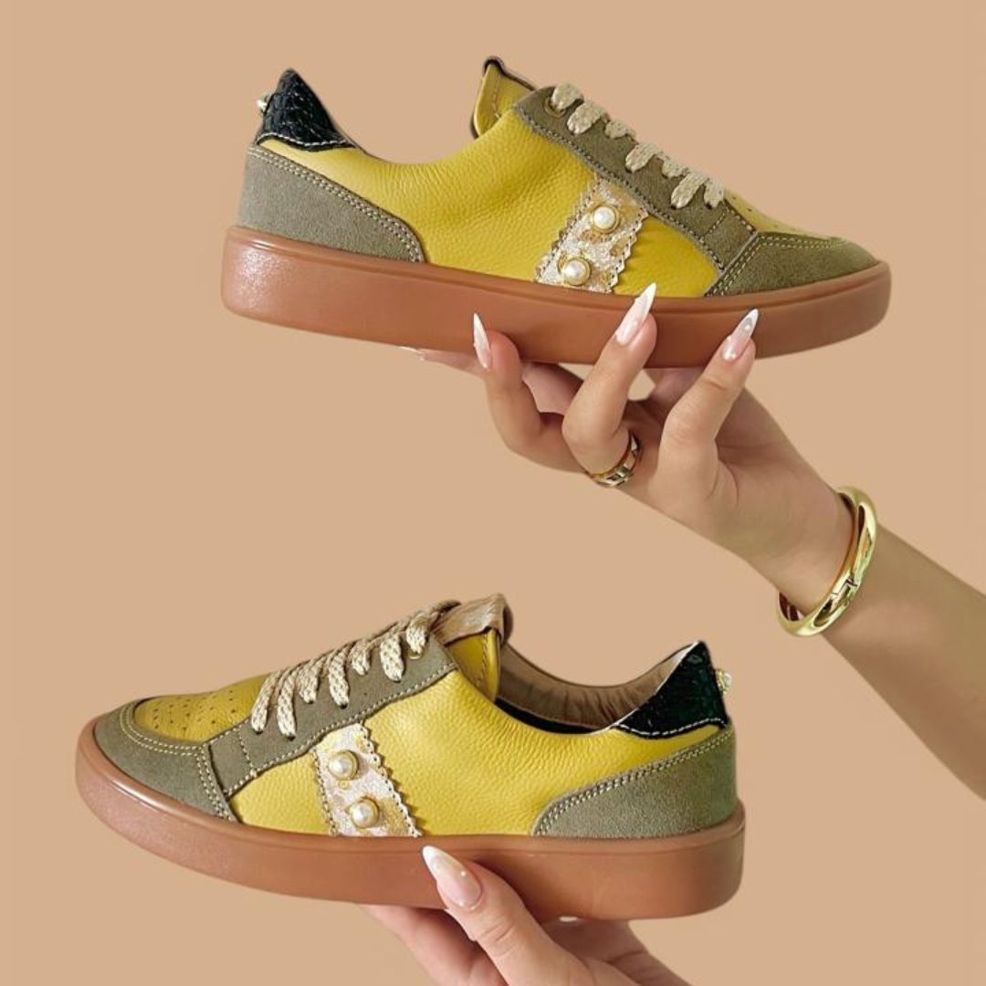 TENNIS AMBER STORE CUERO MOSTAZA
