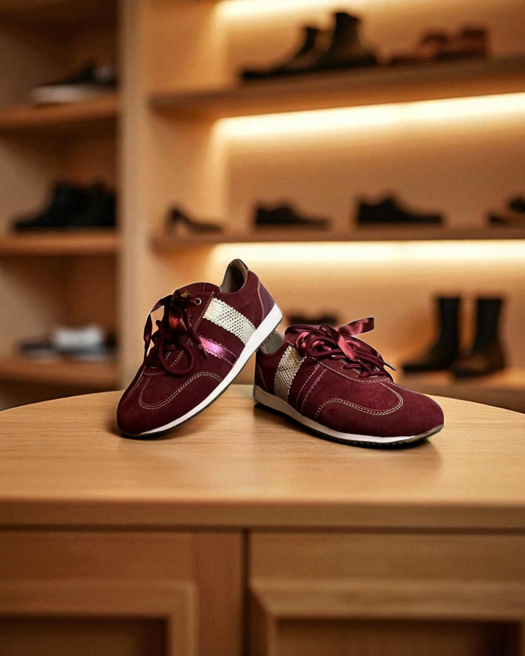 TENNIS SALLI STORE - NEW 2025 - CUERO BORGOÑA