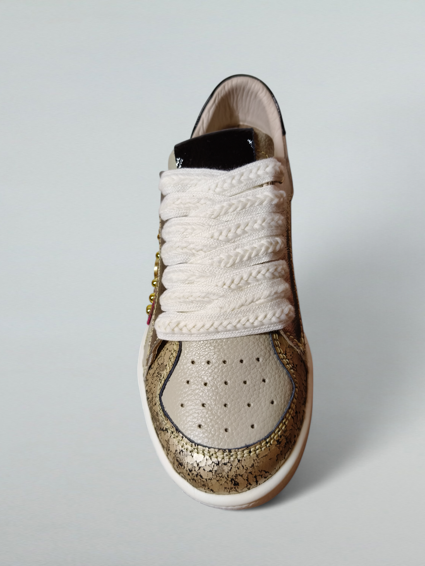 TENNIS LOVE STORE - CUERO BLANCO * PLATA Y TAUPE * BRONCE