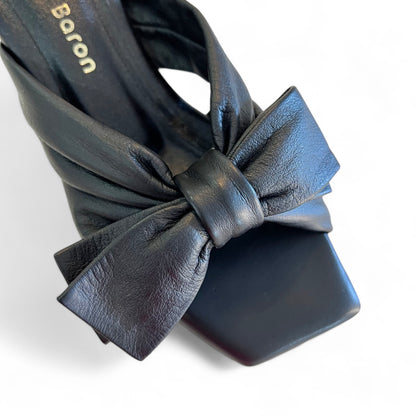 TACONES ANA STORE 3.5 - CUERO NEGRO