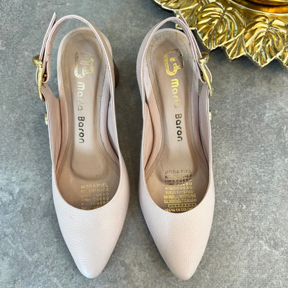 STILETTO   ZOE STORE 7.5 - CUERO NUDE