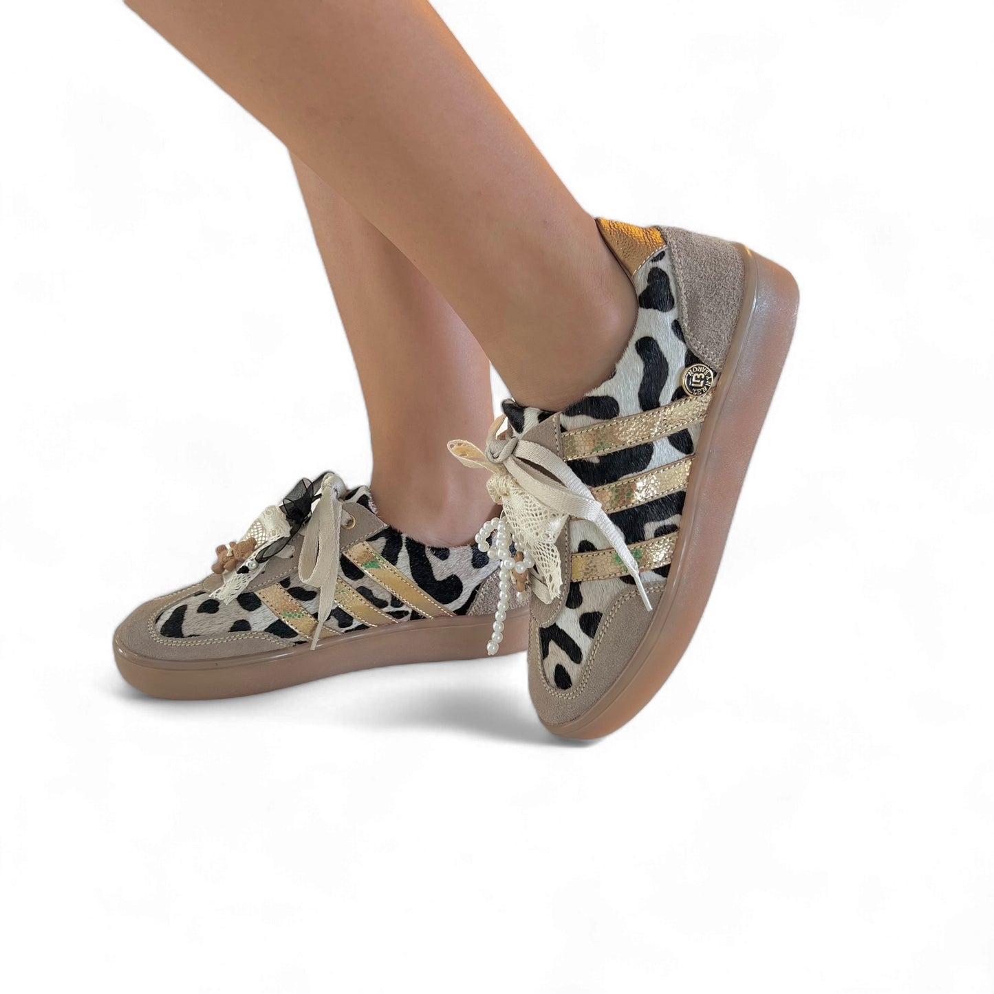 TENNIS SAMY PRINT STORE - CUERO  BECERRO ANIMAL PRINT