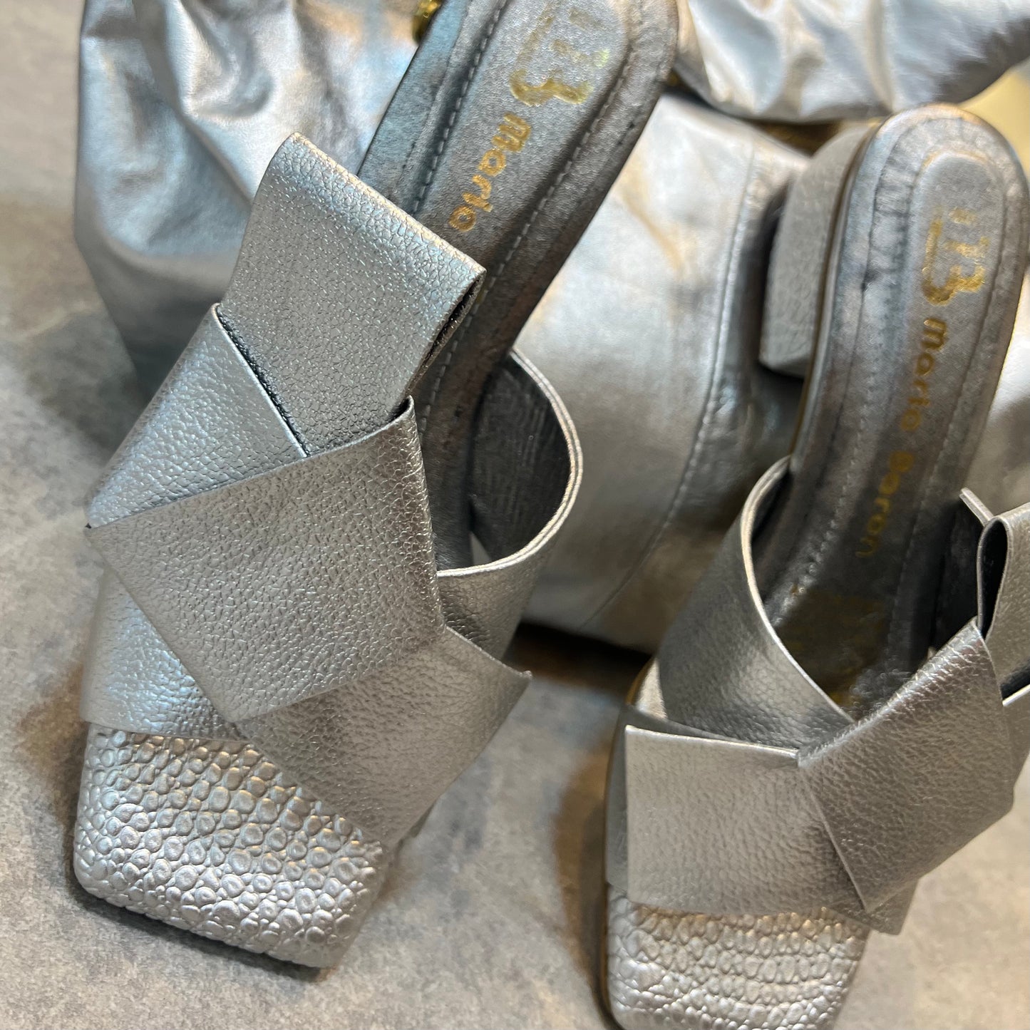 SANDALIA MILA 3.5 STORE - CUERO PLATA