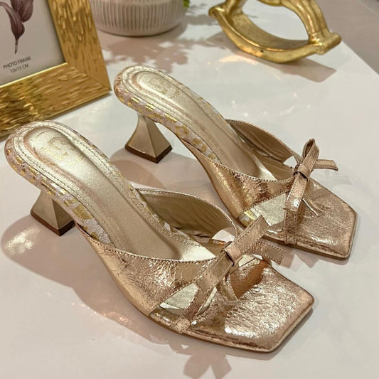 TACONES KAREN 3.5 - CUERO DORADO STORE
